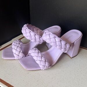 Madden girl Women's Lavender Braided Heels